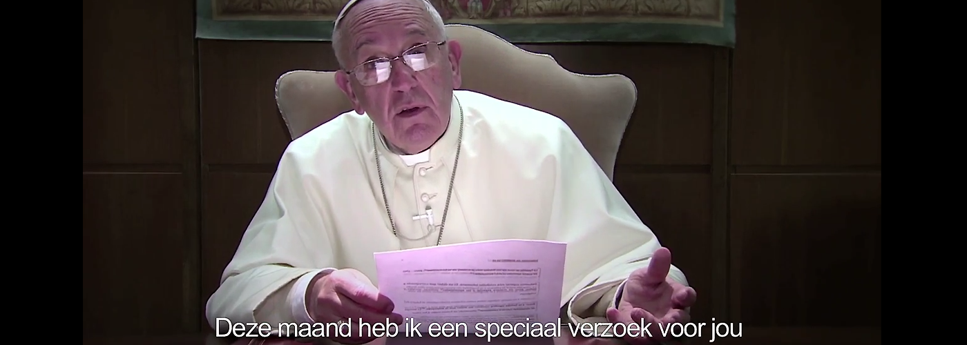 Video: bidden met de paus